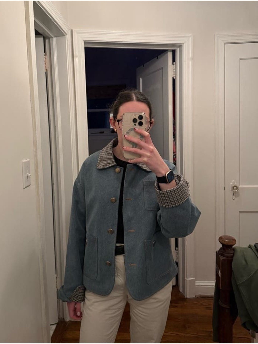 SANDRO Elias Denim Jacket 38 - Picture 3 of 10